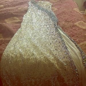 Pageant and prom dress.